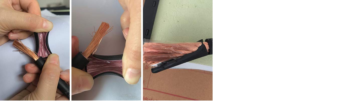 American customer Al Riley purchased 2000 meters of single-core rubber sheathed wire of Welding Cable 4/0 AWG (0000) size from our company.