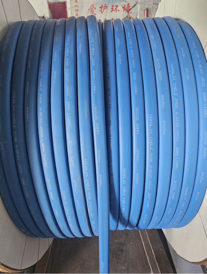 Nikita’s Successful Delivery of Blue Flat Rubber Cable 3 Cores