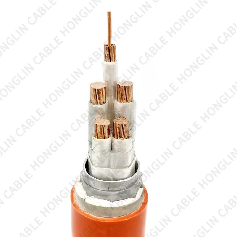 Copper core BTLY aluminum sheath custom electrical test wire fireproof Low power cable