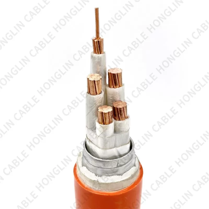 Copper core BTLY aluminum sheath custom electrical test wire fireproof Low power cable