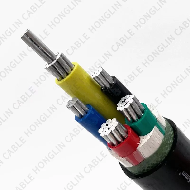 Manufacturer VLV cables low voltage 5 core underground power cable with high quality 3x50+2x25mm²