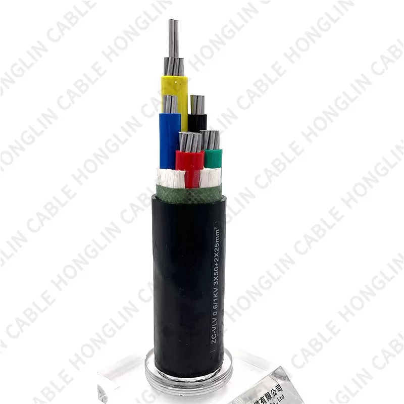 Manufacturer VLV cables low voltage 5 core underground power cable with high quality 3x50+2x25mm²