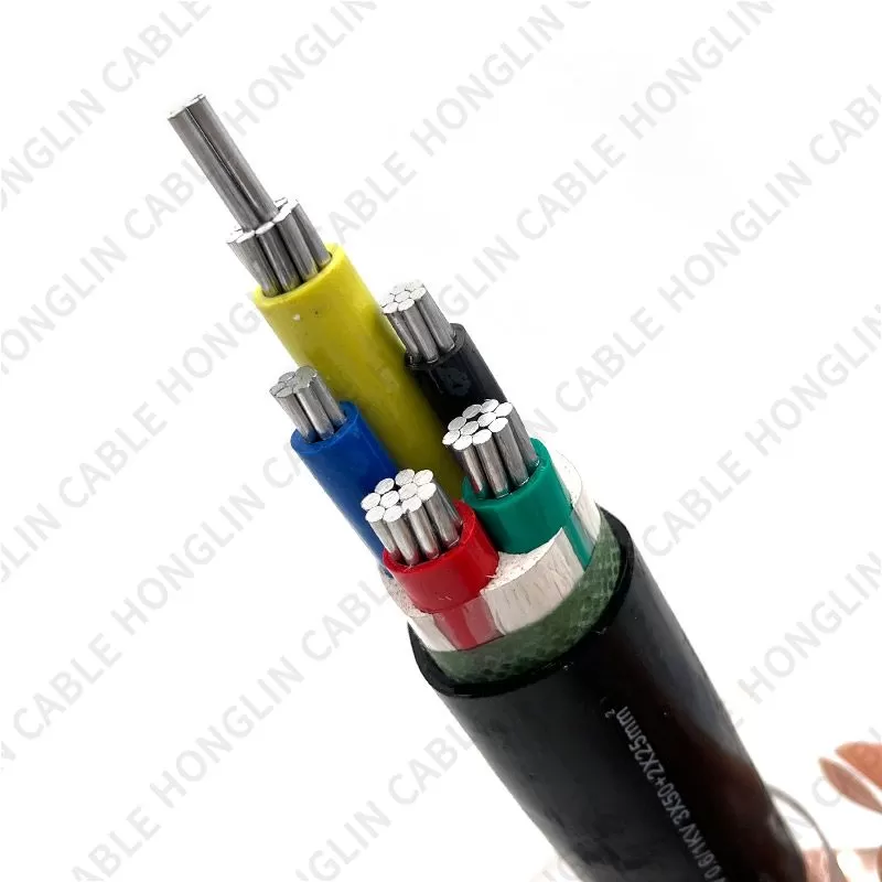 Manufacturer VLV cables low voltage 5 core underground power cable with high quality 3x50+2x25mm²