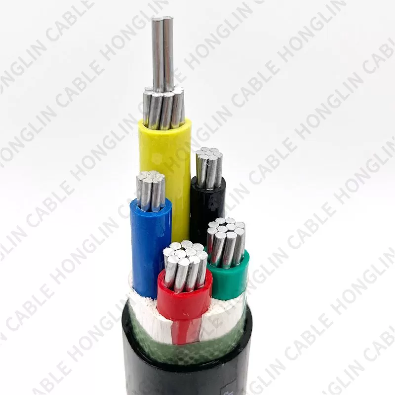 Manufacturer VLV cables low voltage 5 core underground power cable with high quality 3x50+2x25mm²