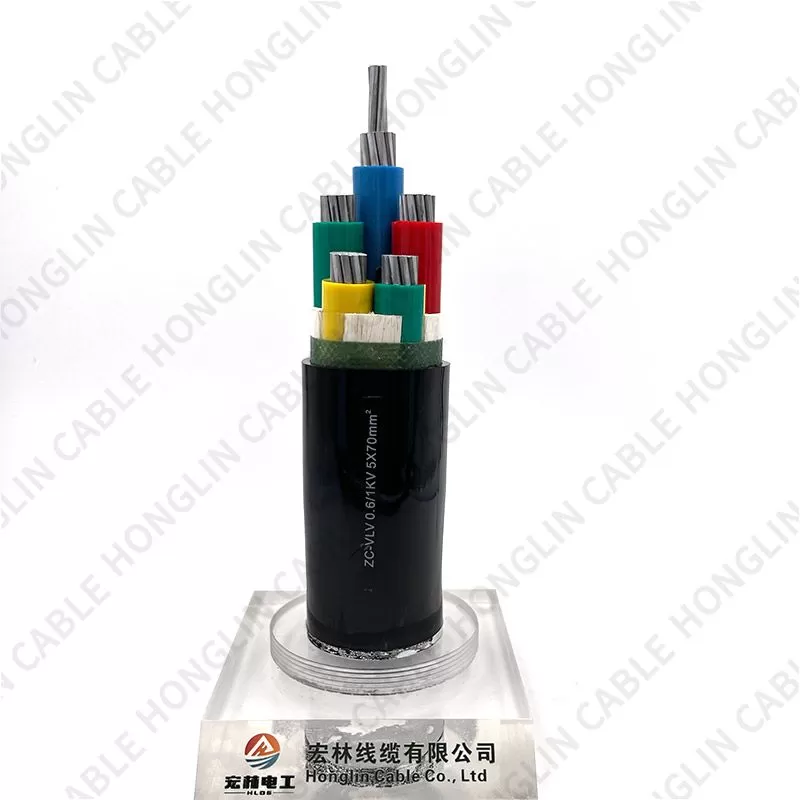 Manufacture supplier Multi-core aluminum core low price power wire electrical cables 5X70mm²