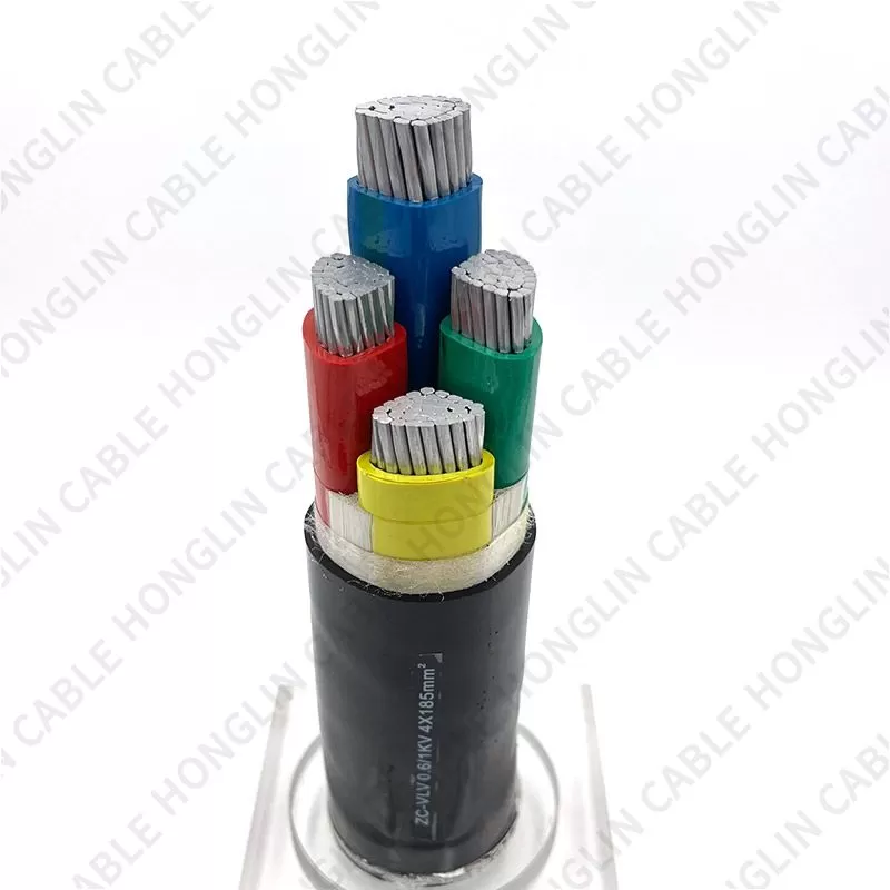 Sector-Shaped Conductor low voltage cable VLV 0.6/1 KV underground aluminum core cable