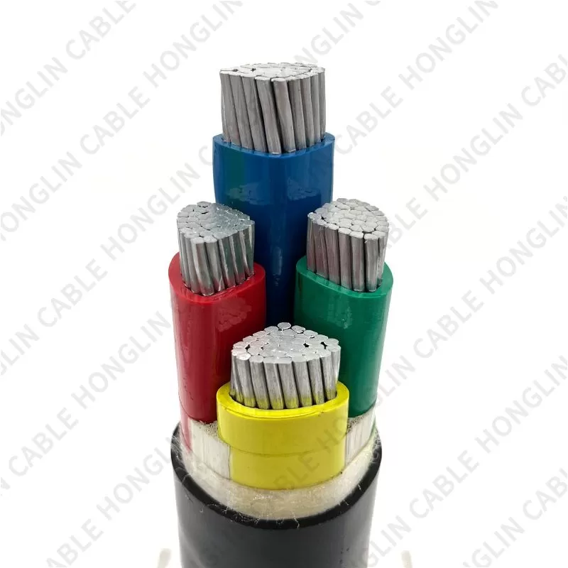 Sector-Shaped Conductor low voltage cable VLV 0.6/1 KV underground aluminum core cable