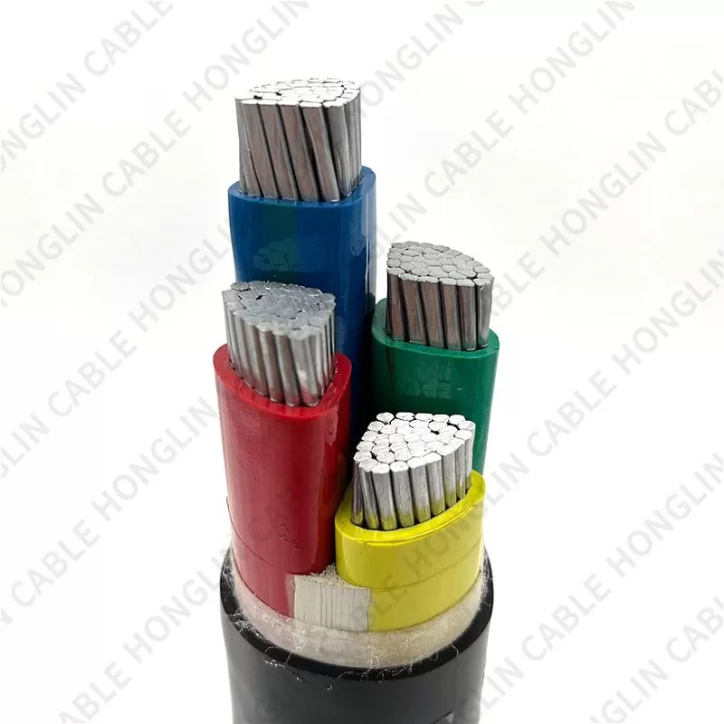 Sector-Shaped Conductor low voltage cable VLV 0.6/1 KV underground aluminum core cable