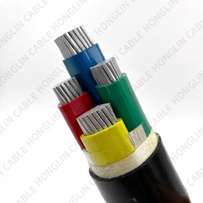 Sector-Shaped Conductor low voltage cable VLV 0.6/1 KV underground aluminum core cable