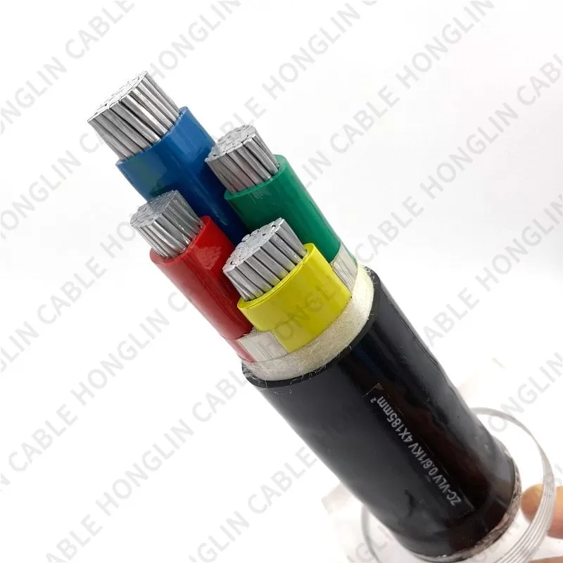 Sector-Shaped Conductor low voltage cable VLV 0.6/1 KV underground aluminum core cable