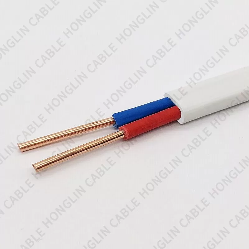 BVVB wire, Flat Cable Copper, Core Conductor, PVC insulation, PVC sheath