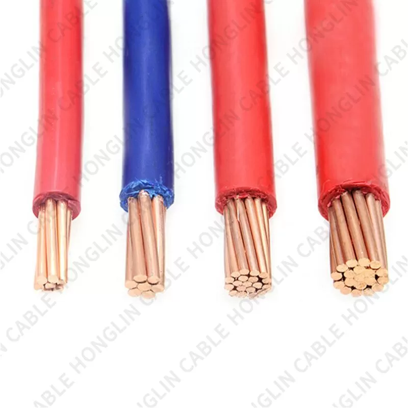 Bare Copper Conductor PVC Insulated PVC Sheathed Cable House wiring building BVV flexible copper electric cable house wire (multi-core)