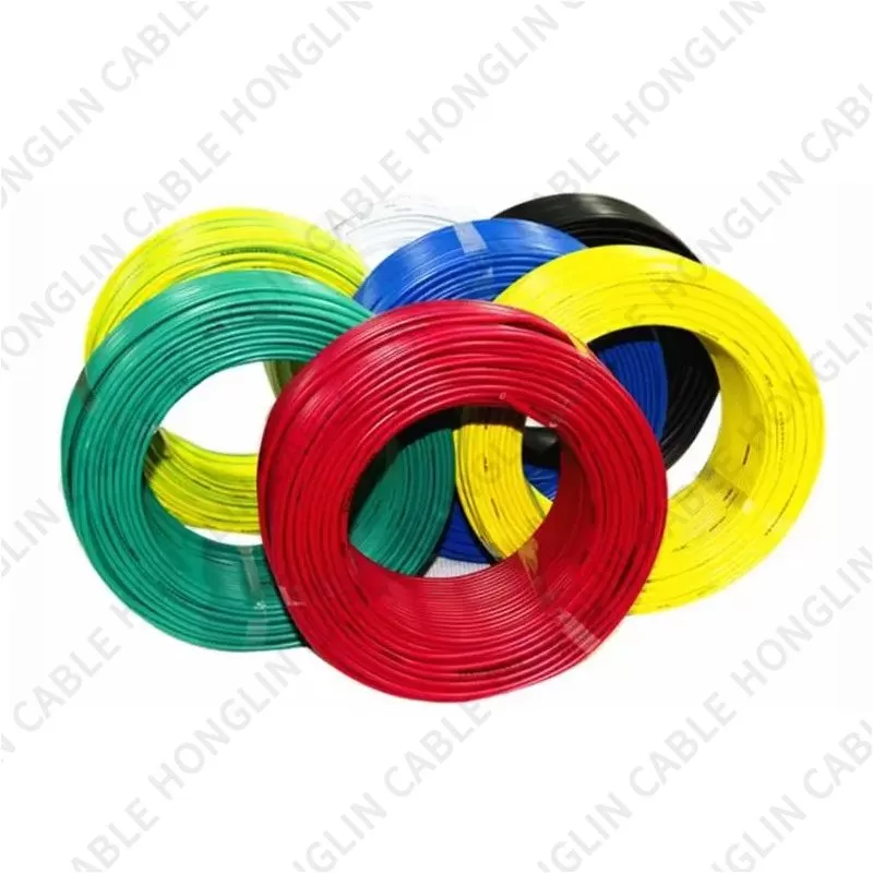 Bare Copper Conductor PVC Insulated PVC Sheathed Cable House wiring building BVV flexible copper electric cable house wire (multi-core)