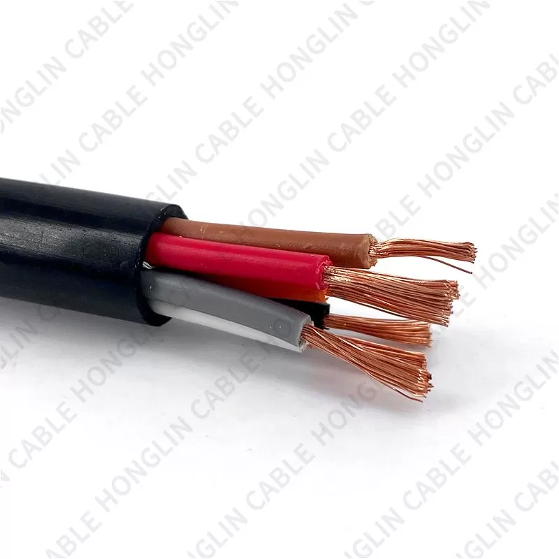 Copper Core PVC Insulated Flexible Cable KVVR/RVV Multi-core PVC sheathed flexible cable use for Building