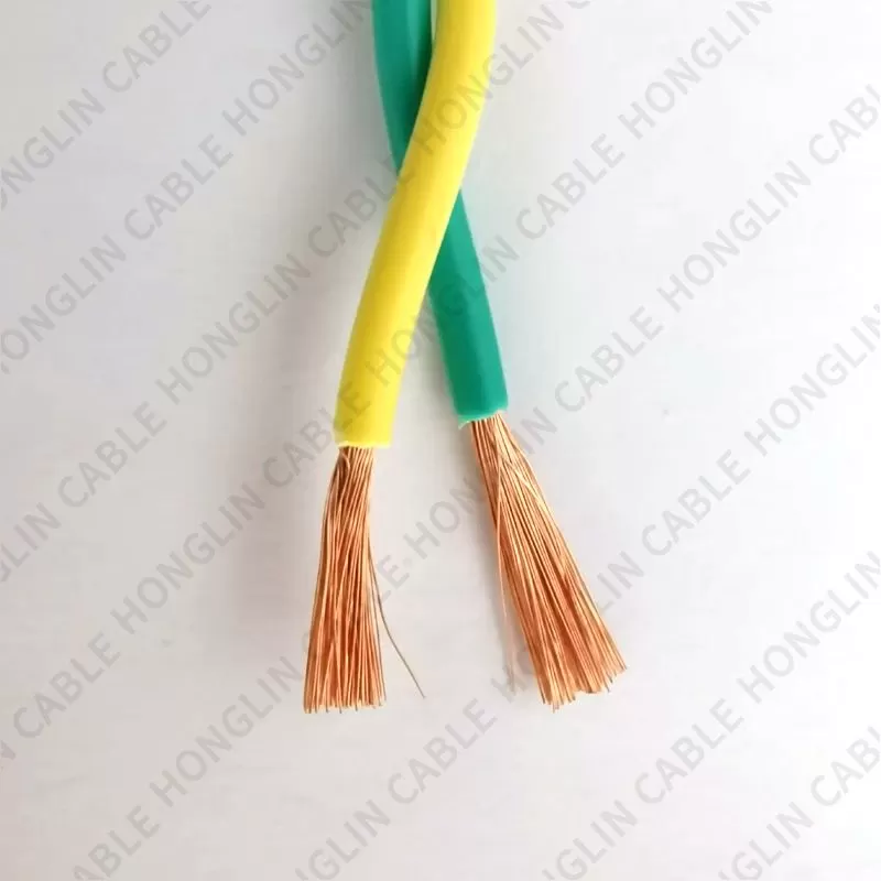 RVS copper-core polyvinyl chloride insulated twisted-type flexible wire for connection, twisted multi-strand flexible wire