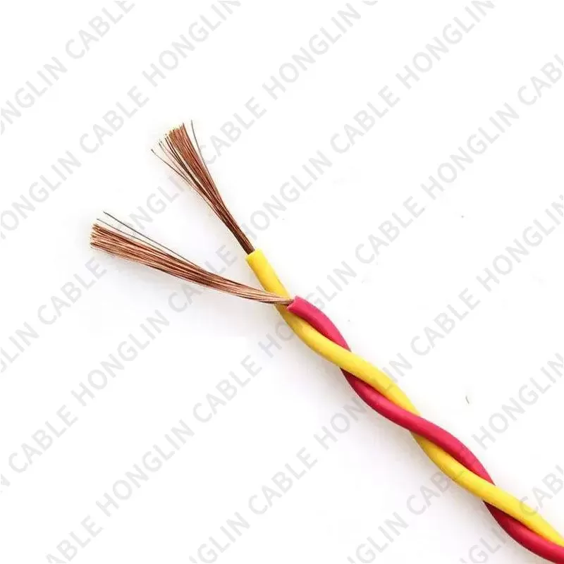 RVS copper-core polyvinyl chloride insulated twisted-type flexible wire for connection, twisted multi-strand flexible wire