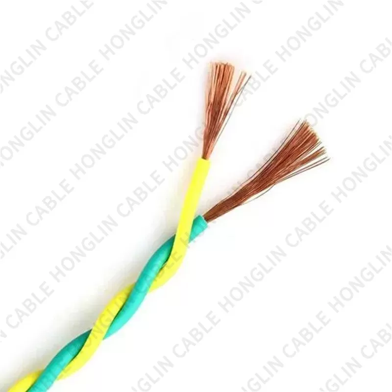 RVS copper-core polyvinyl chloride insulated twisted-type flexible wire for connection, twisted multi-strand flexible wire