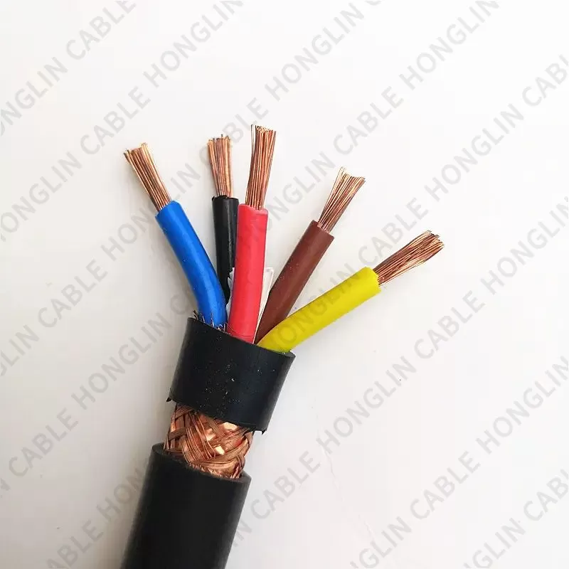 RVVP/ZR-RVVP Flame Retardant Shielded Cable, suitable for signal transmission, Flame retardant, shielded, prevent electromagnetic interference, prevent electrostatic interference