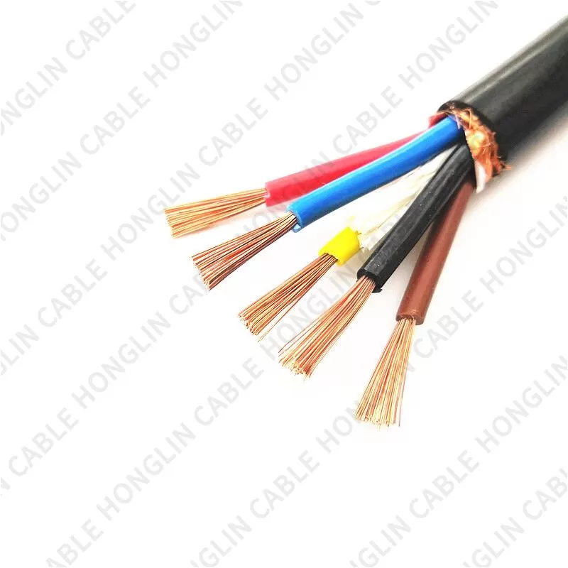 RVVP/ZR-RVVP Flame Retardant Shielded Cable, suitable for signal transmission, Flame retardant, shielded, prevent electromagnetic interference, prevent electrostatic interference