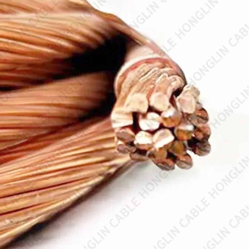 CCA Copper Clad Aluminum stranded wire, Good conductivity , Save copper resource, reduce the produce cost