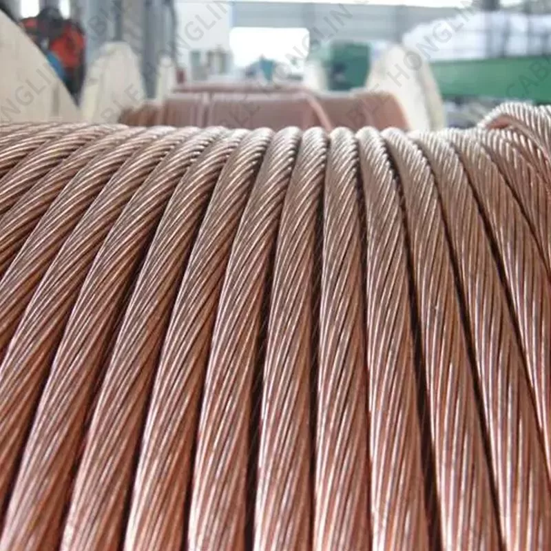 Bare copper wire, used in transformers, motors, transmission lines, good electrical and thermal conductivity, corrosion resistance