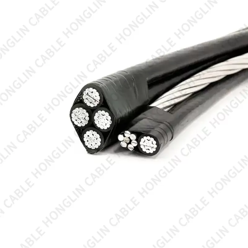 XLPE Insulation Cable Overhead Twisted Aluminum Aerial ABC Cable