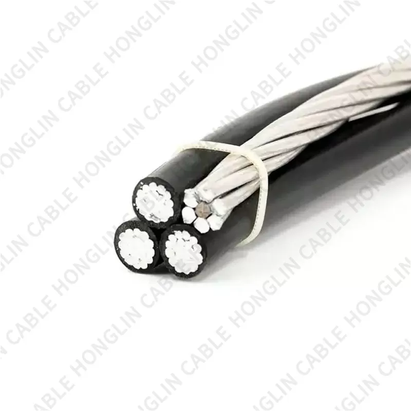 XLPE Insulation Cable Overhead Twisted Aluminum Aerial ABC Cable