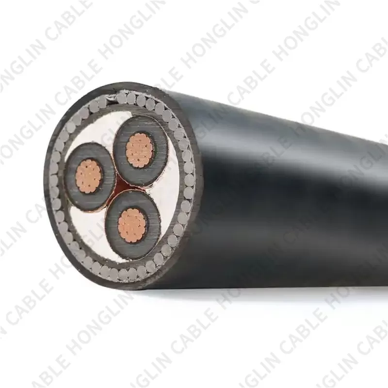 Copper Core PVC insulated steel tape armored sheathed power cable high voltage cable, Customized Available