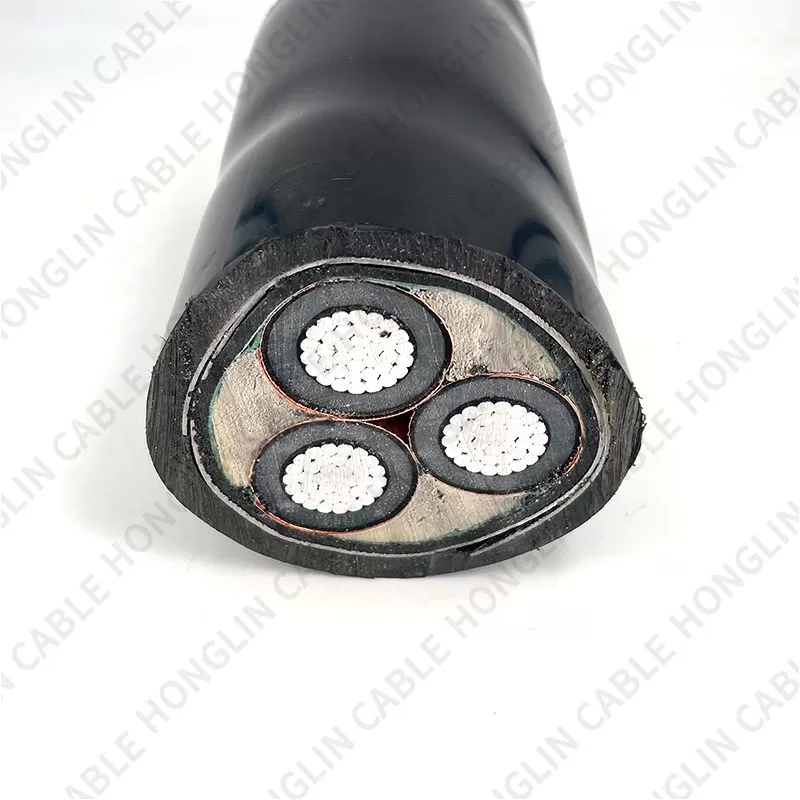 Aluminum Core, PVC insulated steel tape armored sheathed power cable high voltage cable