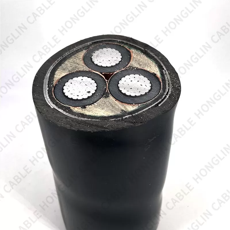 Aluminum Core, PVC insulated steel tape armored sheathed power cable high voltage cable