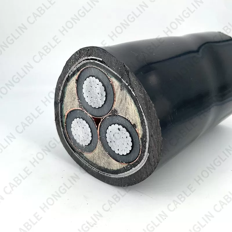 Aluminum Core, PVC insulated steel tape armored sheathed power cable high voltage cable