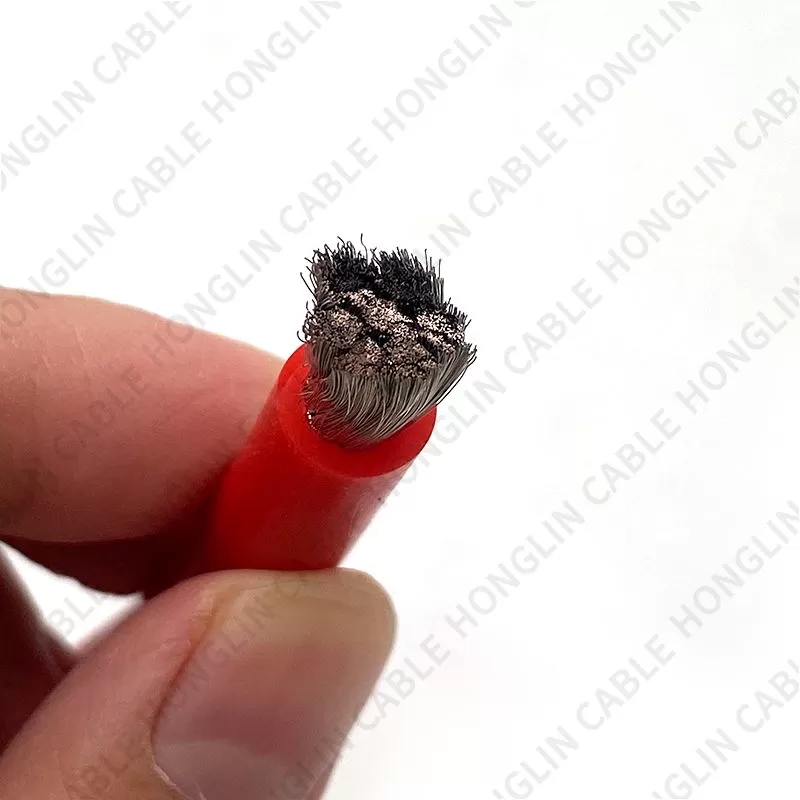 Factory price new heat resistants Flexible Silicone Copper Wires Cable 6awg 18awg 24awg  Tinned Copper Wires high voltage wire for solar battery