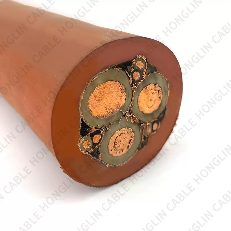 Rubber Cable Mining Flexible Cable underground sheathed electric power cable wire For Using In The Coal Mine