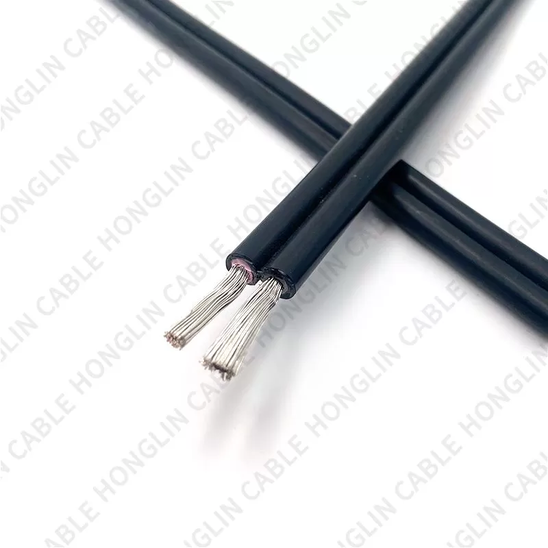 Single Two Core Solar Flexible Cable Tinned Copper Solar Wire 2.5mm 4mm 6mm Cable Solar DC Panel Power Cable