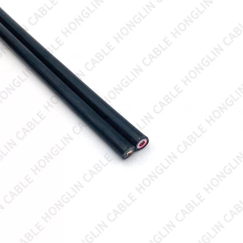 Single Two Core Solar Flexible Cable Tinned Copper Solar Wire 2.5mm 4mm 6mm Cable Solar DC Panel Power Cable