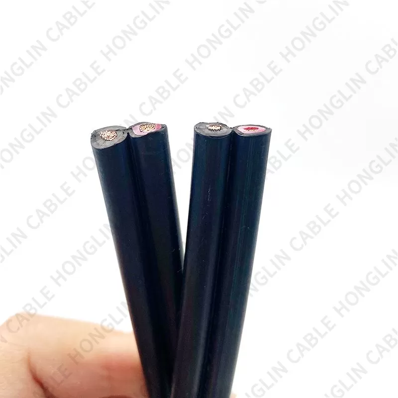 Single Two Core Solar Flexible Cable Tinned Copper Solar Wire 2.5mm 4mm 6mm Cable Solar DC Panel Power Cable