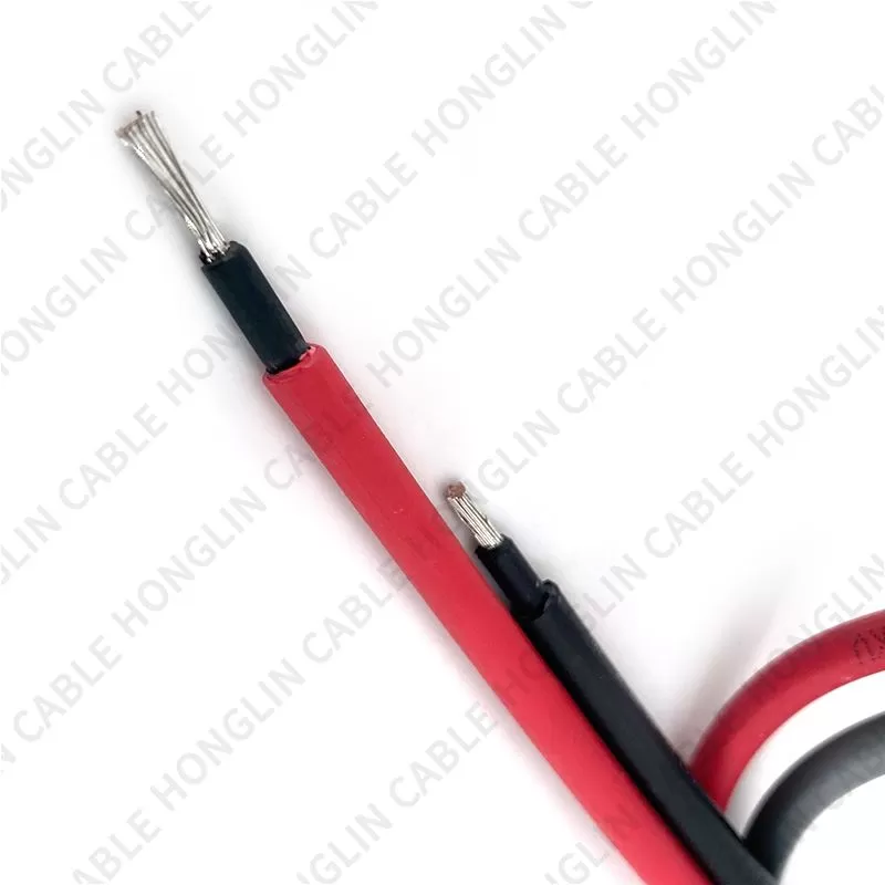 XLPE/XLPO solar wire solar pv cable 2.5mm²for Power transfer between solar  panels and inverter