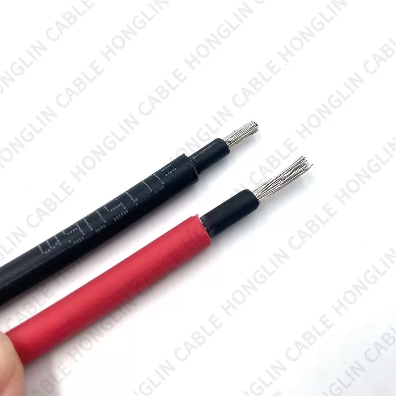 XLPE/XLPO solar wire solar pv cable 2.5mm²for Power transfer between solar  panels and inverter