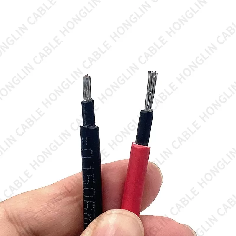 XLPE/XLPO solar wire solar pv cable 2.5mm²for Power transfer between solar  panels and inverter