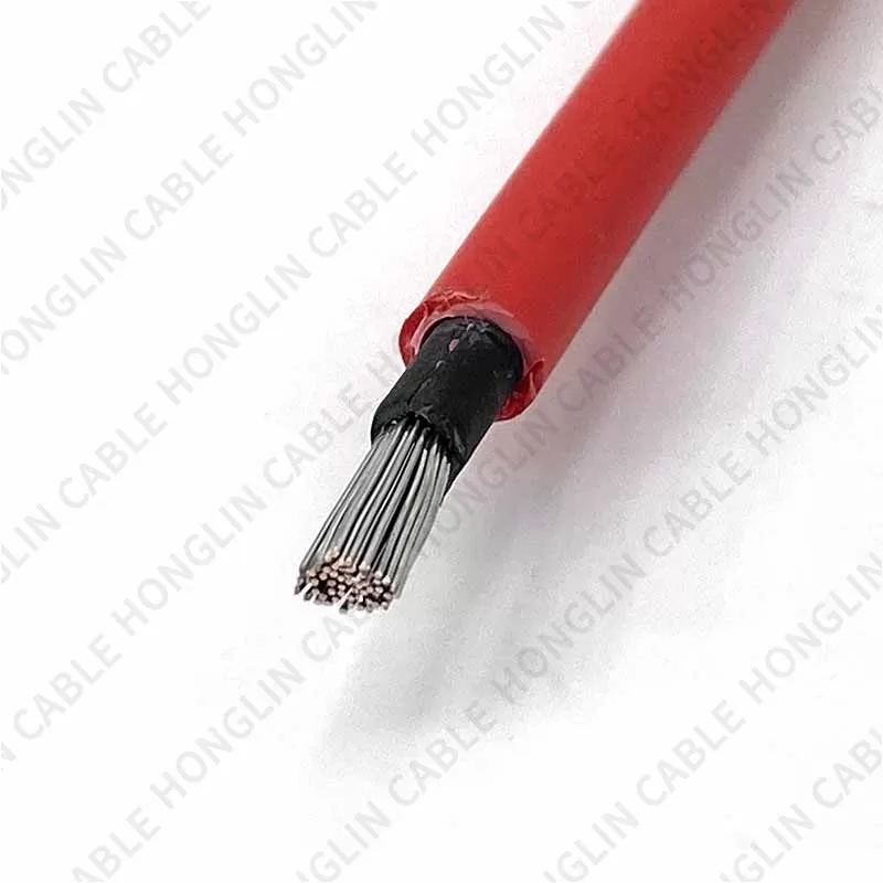 Factory supply stranded Tinned Copper core electric wires PV1-F Photovoltaic pv solar cables 4mm