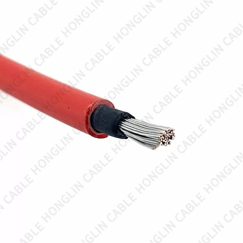 Factory supply stranded Tinned Copper core electric wires PV1-F Photovoltaic pv solar cables 4mm