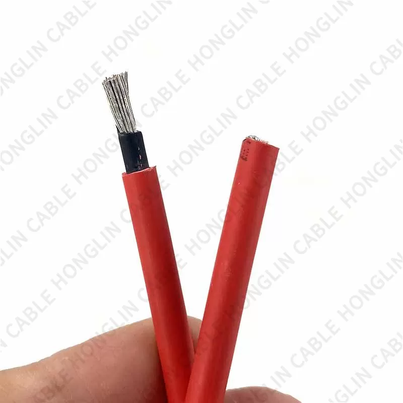 Factory supply stranded Tinned Copper core electric wires PV1-F Photovoltaic pv solar cables 4mm