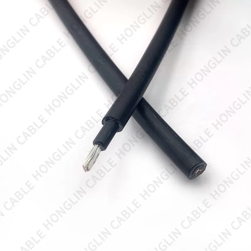 Single core xlpo 2.5mm dc photovoltaic extension connection wire pv solar cable