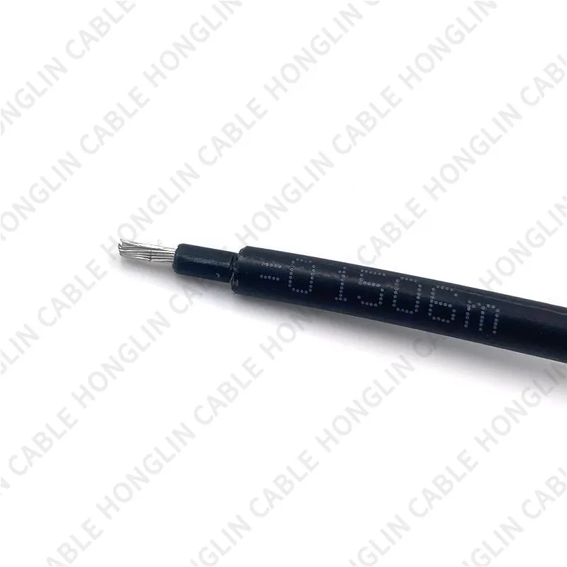 Single core xlpo 2.5mm dc photovoltaic extension connection wire pv solar cable