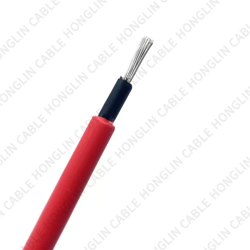 Single core xlpo 2.5mm dc photovoltaic extension connection wire pv solar cable