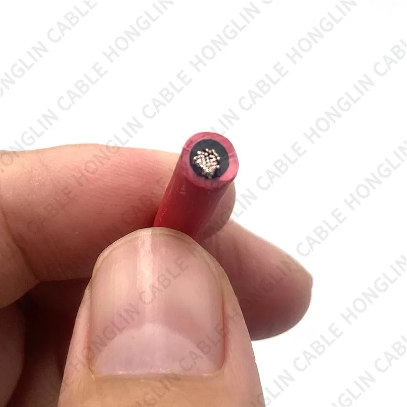 Single core xlpo 2.5mm dc photovoltaic extension connection wire pv solar cable