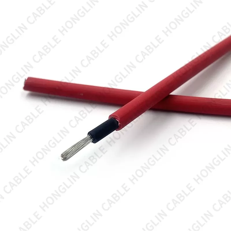 Single core xlpo 2.5mm dc photovoltaic extension connection wire pv solar cable