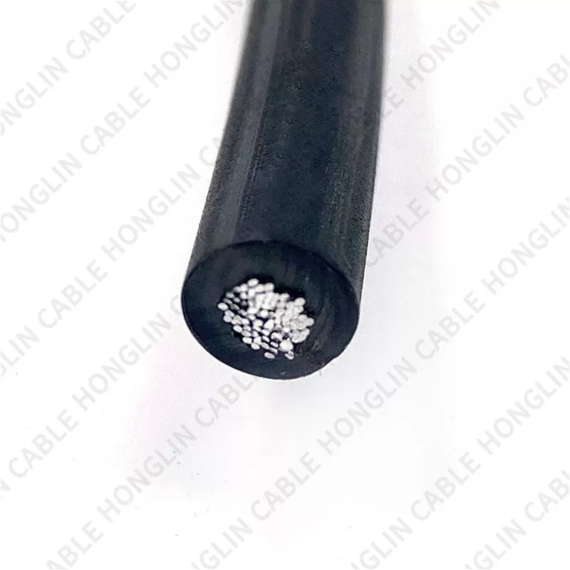 photovoltaic wire rated 1000/2000 volts aluminum alloy conductor xlpe insulation cable red and black 4mm 6mm 10mm