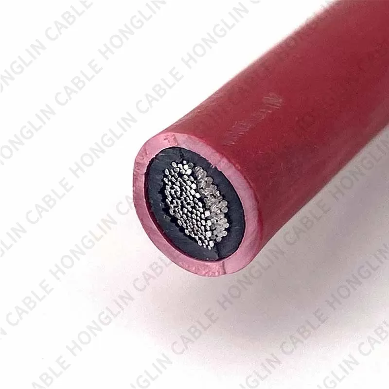 photovoltaic wire rated 1000/2000 volts aluminum alloy conductor xlpe insulation cable red and black 4mm 6mm 10mm