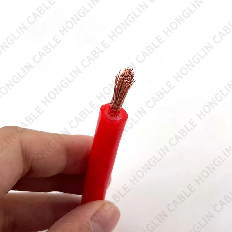 Heat Resistant High Temperature Cable Silicone Wire High Quality  Tinned Copper in Red or Black Heating Insulated Copper Wire